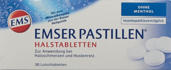 PICFRONT EMSER Pastillen ohne Menthol 30 Stk