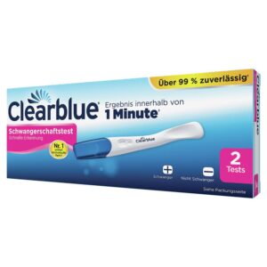 PICFRONT3D CLEARBLUE Schwangerschaftstest Schnell Erken 2 Stk