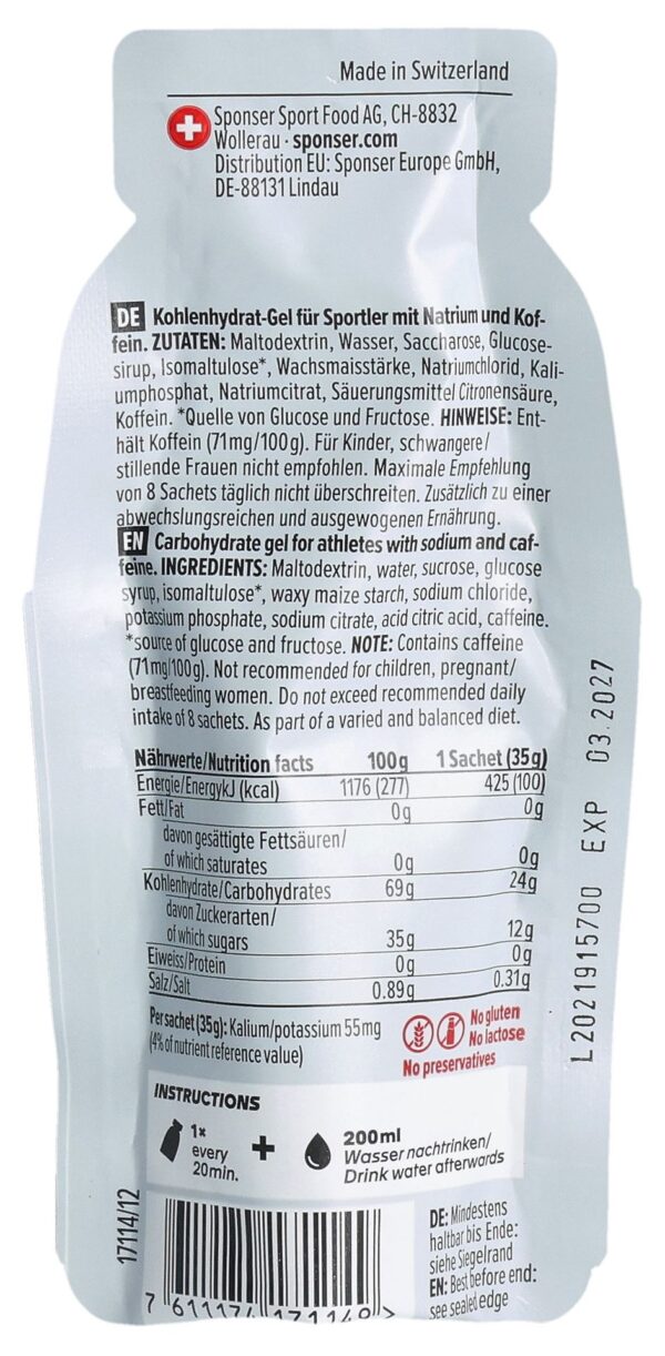 SPONSER Liquid Energy Plus 40 x 35 g