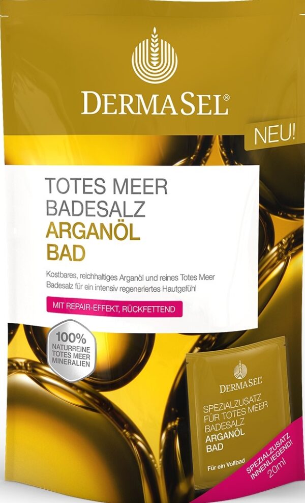 DERMASEL Badesalz Aktiv Wärme +20ml 400 g
