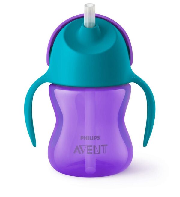 PHILIPS AVENT Strohhalm-Becher 200ml Girl lila