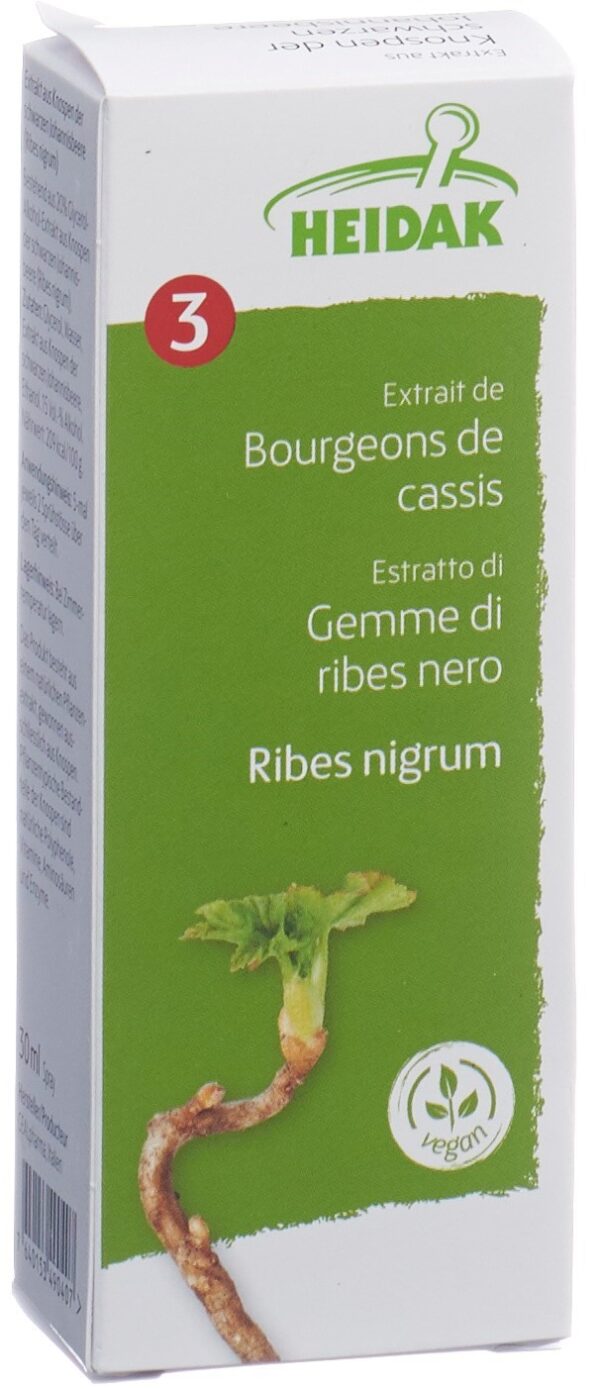 HEIDAK Knospe Johannisb Ribes nigr Glyc Maz 30 ml