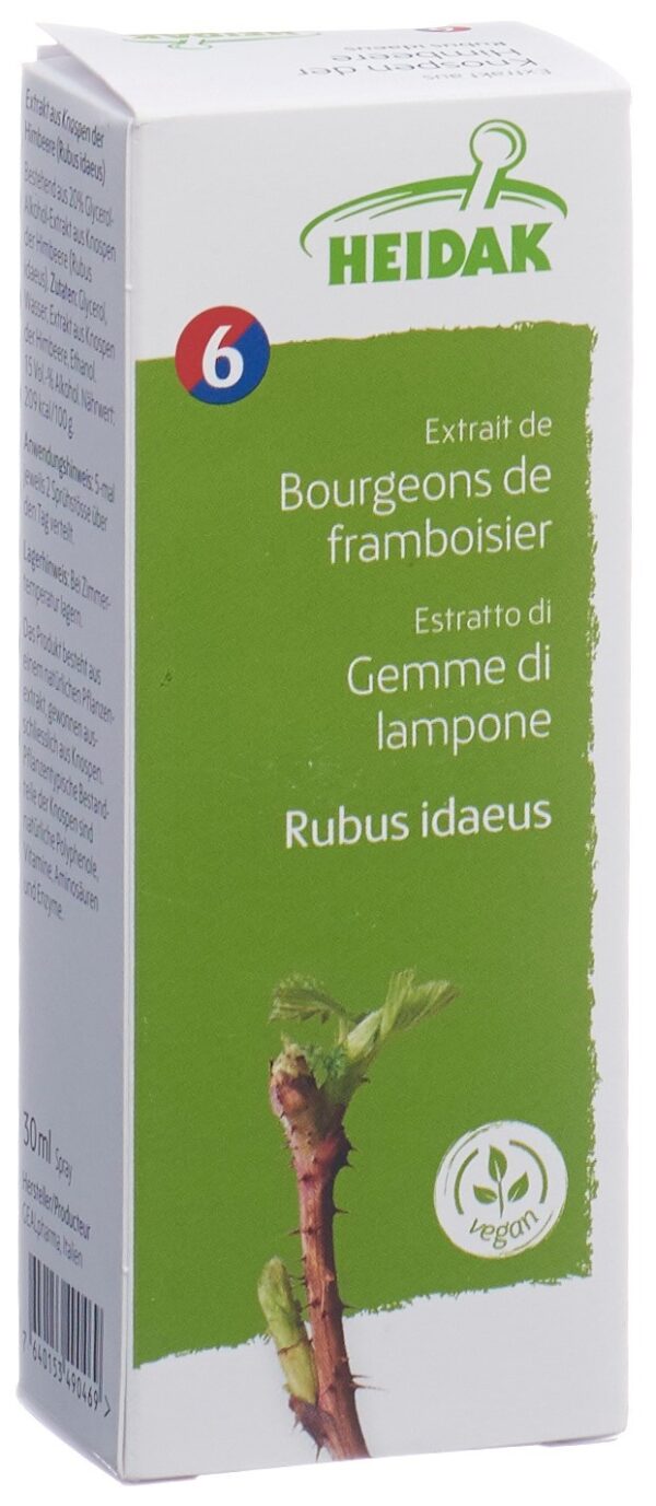PICBACK3D HEIDAK Knospe Himbeere Rubus idae Glyc Maz 30 ml