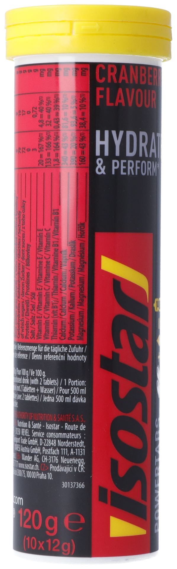 PICFRONT3D ISOSTAR Power Tabs Brausetabl Cranberry 10 Stk