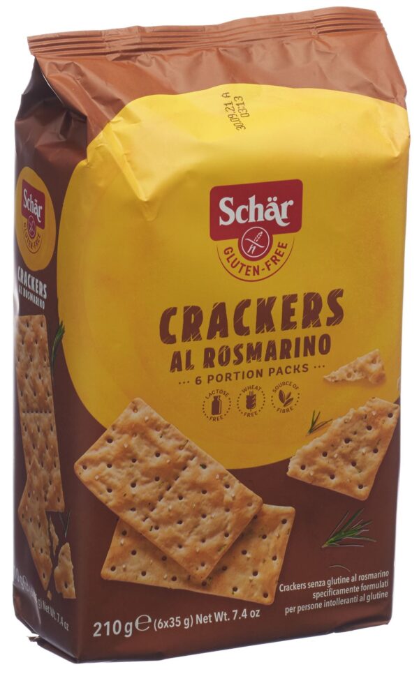 PICFRONT3D SCHÄR Crackers al rosmarino glutenfrei 210 g