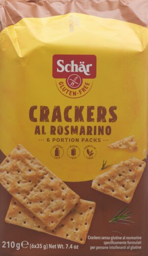 SCHÄR Crackers al rosmarino glutenfrei 210 g