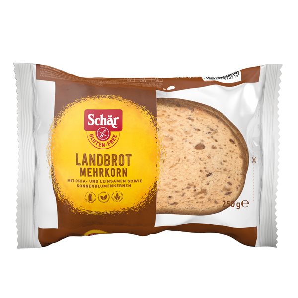 PICFRONT3D SCHÄR Landbrot Mehrkorn glutenfrei 250 g