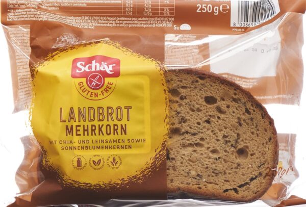 PICFRONT SCHÄR Landbrot Mehrkorn glutenfrei 250 g