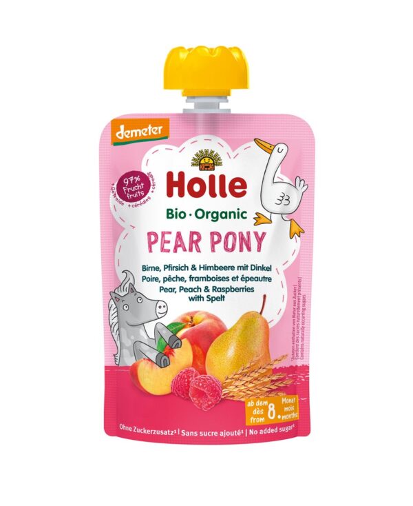 PICFRONT3D HOLLE Pear Pony Pouchy Birne Pfirs Himb Dink 100 g