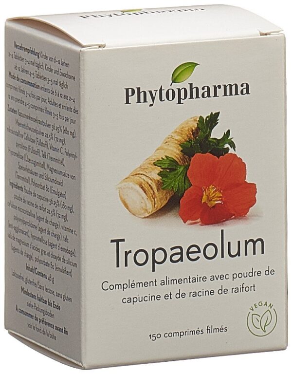 PHYTOPHARMA Tropaeolum Filmtabl Ds 150 Stk