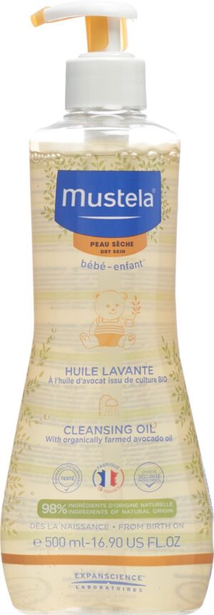 MUSTELA Waschöl trockene Haut 500 ml