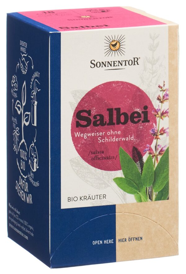 SONNENTOR Salbei Tee BIO Btl 18 Stk