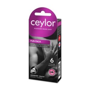 PICFRONT3D CEYLOR Fun Pack Präservativ mit Reservoir 6 Stk