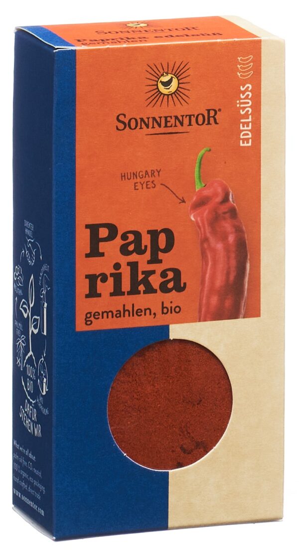 PICFRONT3D SONNENTOR Paprika edelsüss BIO 50 g