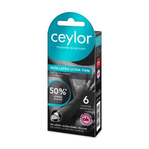 PICFRONT3D CEYLOR Non Latex Präservativ Ultra Thin 6 Stk