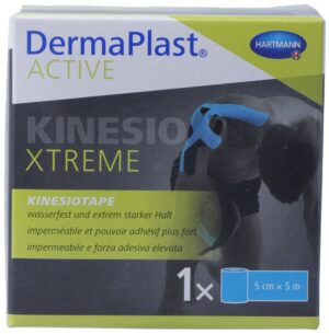 PICFRONT DERMAPLAST Active Kinesiotape Xtreme 5cmx5m blau