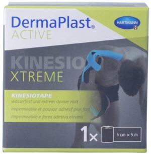 DERMAPLAST Active Kinesiotape Xtreme 5cmx5m schwa