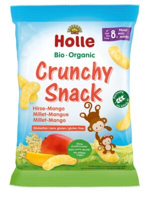 HOLLE Bio-Crunchy Snack Hirse Mango 25 g