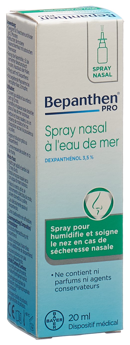 PICBACK3D BEPANTHEN PRO Meerwasser-Nasenspray 20 ml