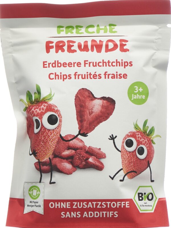 FRECHE FREUNDE Fruchtchips Erdbeere 12 g