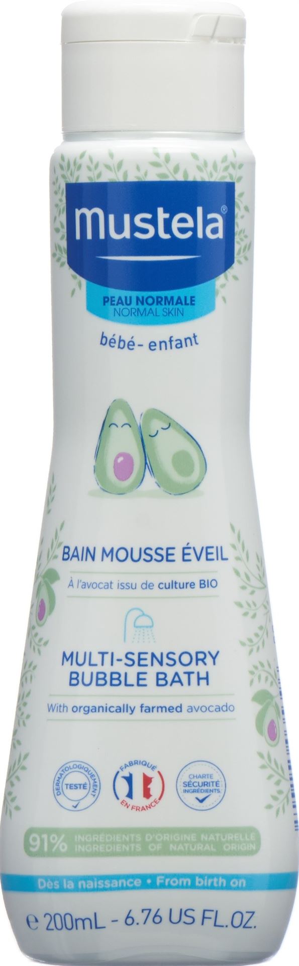 PICFRONT MUSTELA Anregendes Schaumbad normale Haut 200 ml