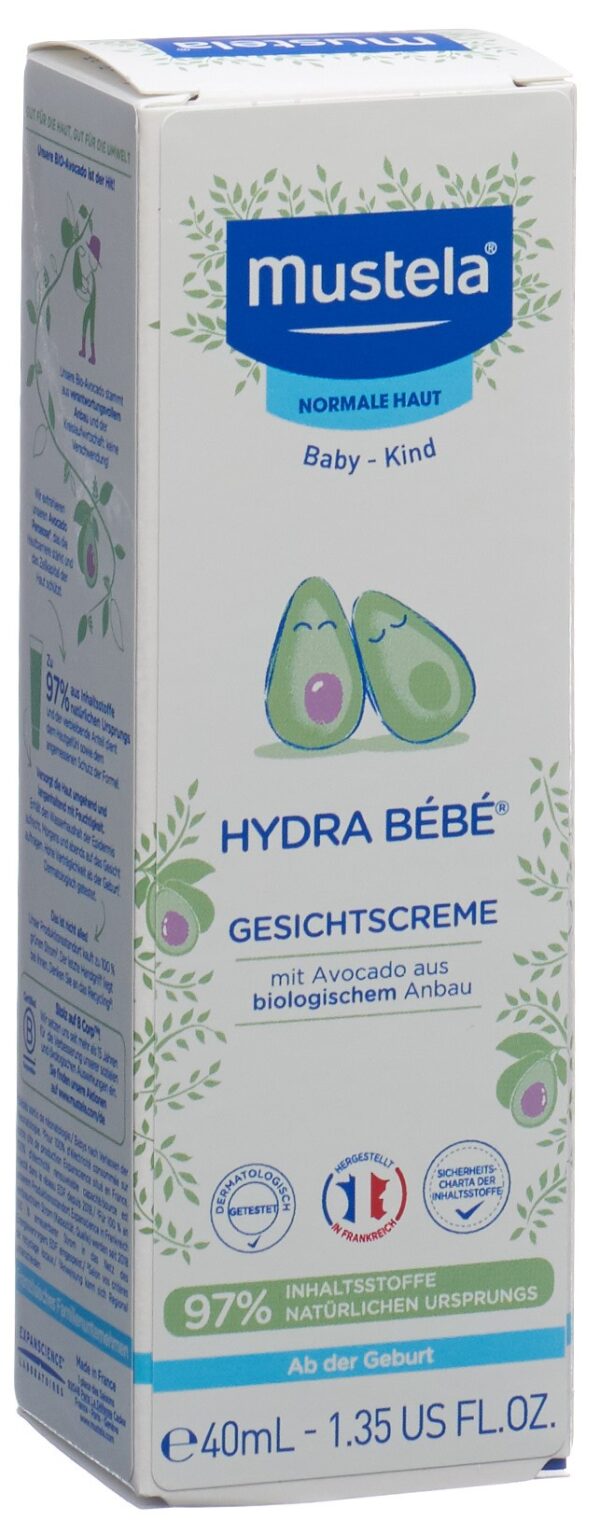 PICFRONT3D MUSTELA Hydra Bébé Gesichtscreme norm Haut 40 ml