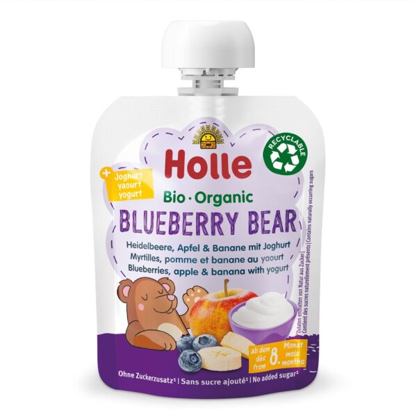 PICFRONT3D HOLLE Blueberry Bear Pouchy Heide Apf Ban Jog 85 g