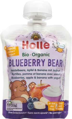 HOLLE Blueberry Bear Pouchy Heide Apf Ban Jog 85 g