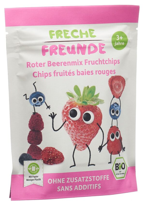 FRECHE FREUNDE Fruchtchips roter Beerenmix 10 g