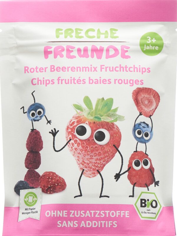 FRECHE FREUNDE Fruchtchips roter Beerenmix 10 g