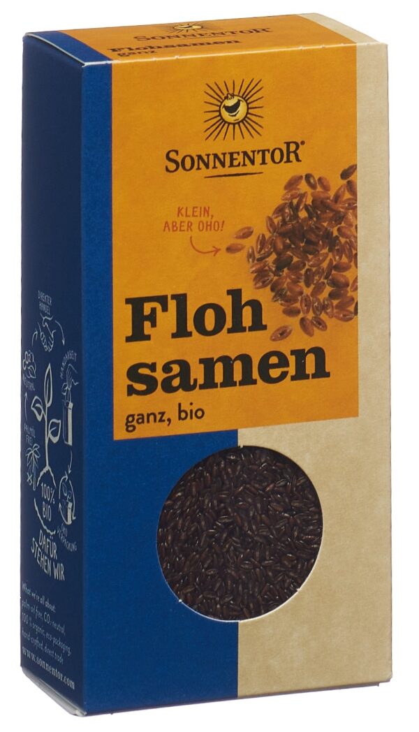 PICFRONT3D SONNENTOR Flohsamen ganz BIO 90 g