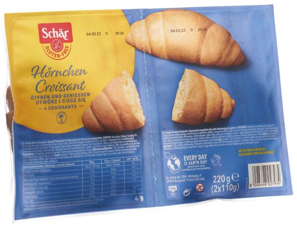 PICFRONT3D SCHÄR Croissant glutenfrei 220 g