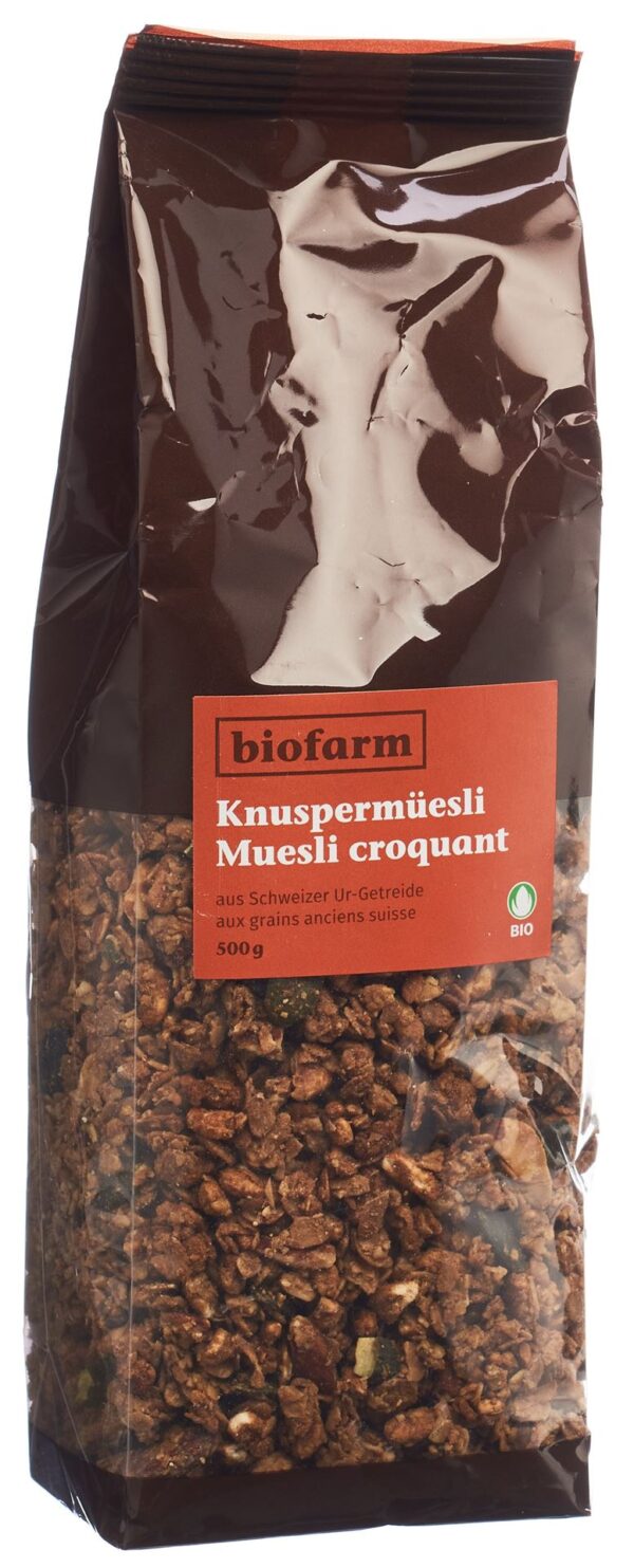 PICFRONT3D BIOFARM Knusper Müesli Urgetreiden Knospe CH 500 g