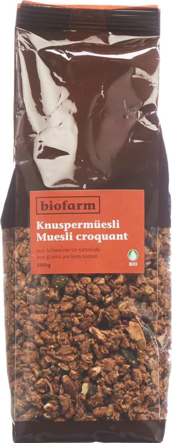 PICFRONT BIOFARM Knusper Müesli Urgetreiden Knospe CH 500 g