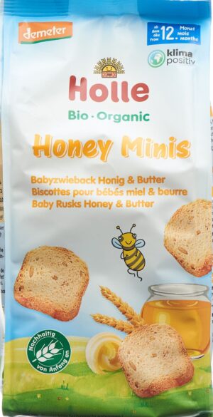 PICFRONT HOLLE Honey Minis Bio-Babyzwieback 100 g