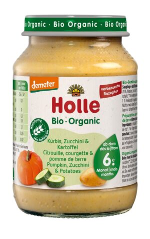 PICFRONT3D HOLLE Kürbis Zucchini & Kartoffel Glas 190 g
