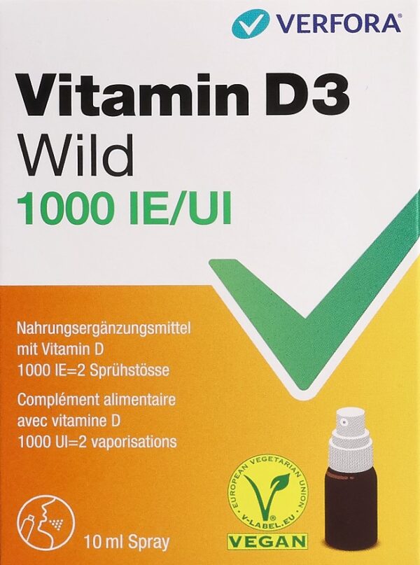 PICFRONT VITAMIN D3 WILD Spray 1000 IE vegan 10 ml