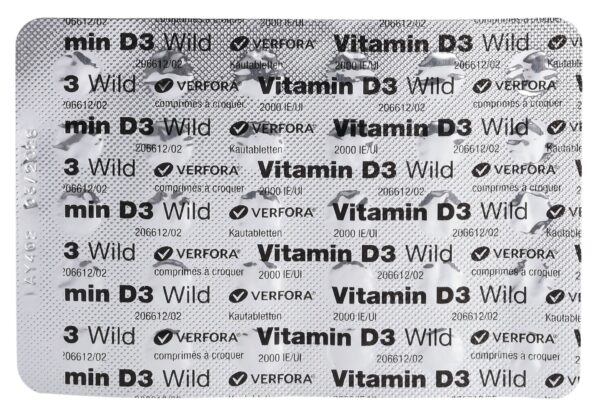 CONTENTBACK VITAMIN D3 WILD Kautabl 2000 IE vegan 60 Stk
