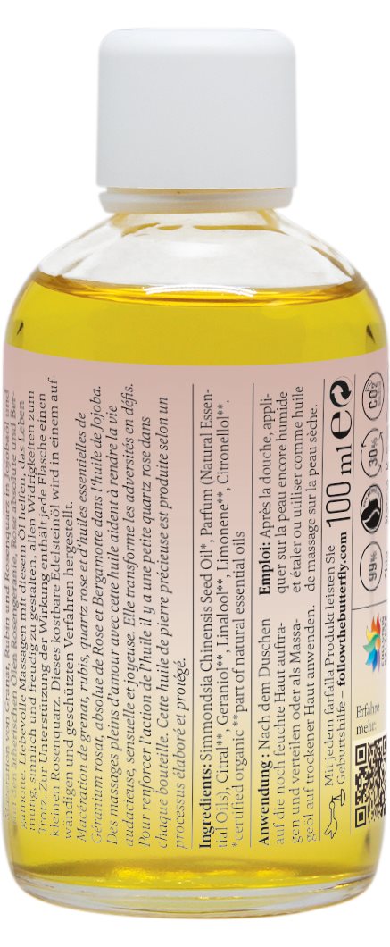 FARFALLA Edelsteinöl Lebensfreude 100 ml