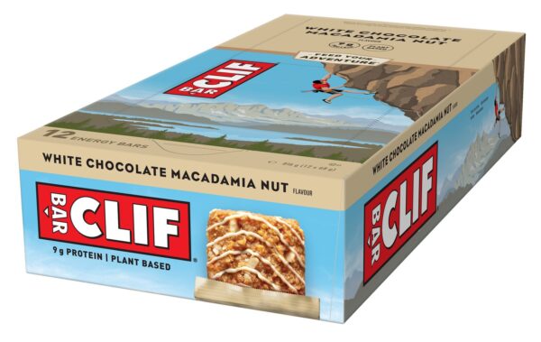 PICFRONT3D CLIF BAR White Chocolate Macadamia 12 x 68 g