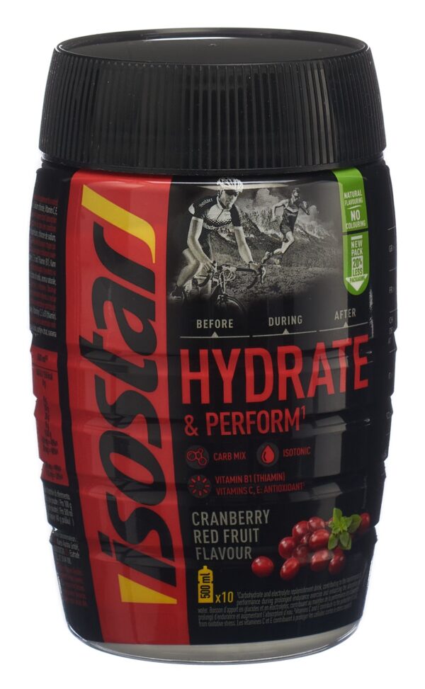 PICFRONT3D ISOSTAR Hydrate & Perform Plv Cranberry Ds 400 g