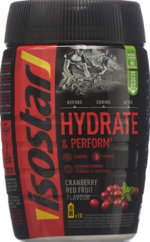 ISOSTAR Hydrate & Perform Plv Cranberry Ds 400 g