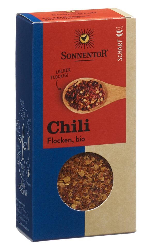 SONNENTOR Chili Flocken BIO Btl 45 g