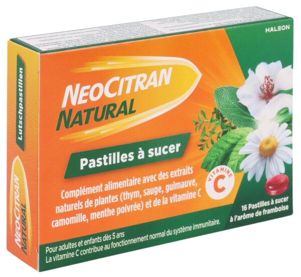 NEOCITRAN Natural Lutschpastillen 16 Stk