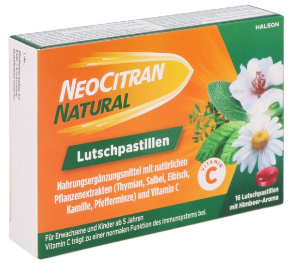 NEOCITRAN Natural Lutschpastillen 16 Stk
