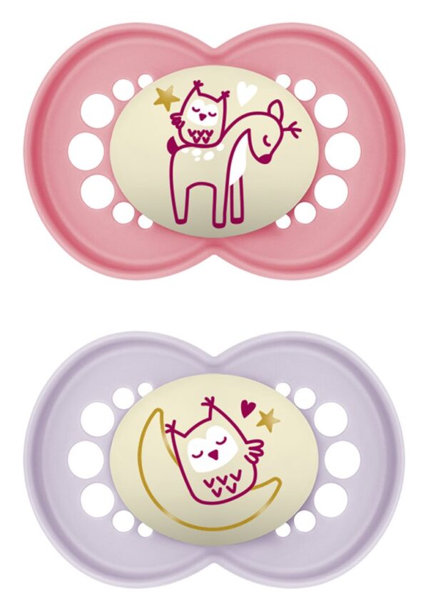CONTENTBACK MAM Night Nuggi Kautschuk 6-16m 2 Stk