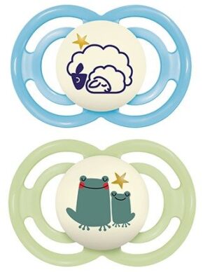 PICFRONT3D MAM Perfect Night Nuggi Sil 6-16m Boy 2 Stk