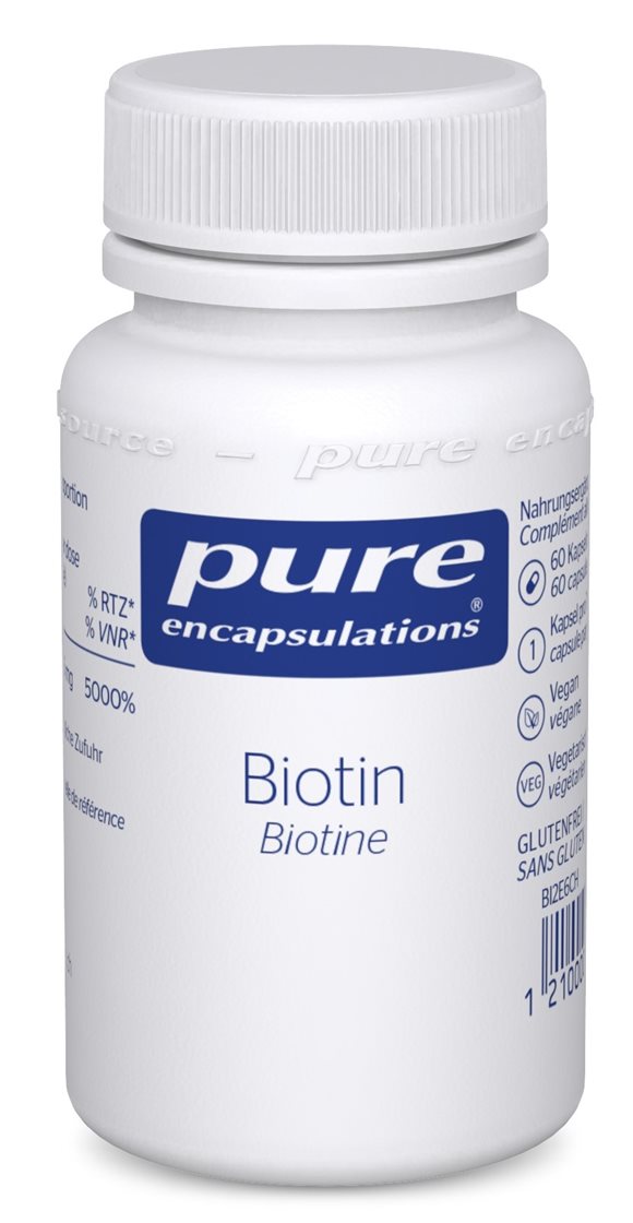 PURE Biotin Kaps Fl 60 Stk