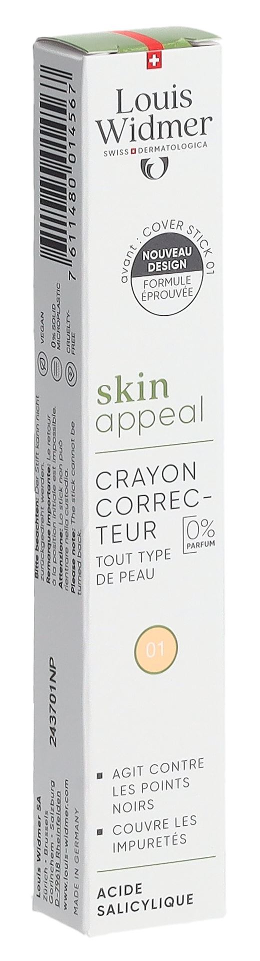 WIDMER Skin Appeal Abdeckstift 01 0.25 g