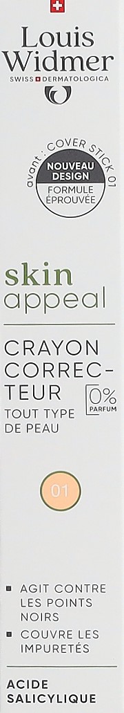 WIDMER Skin Appeal Abdeckstift 01 0.25 g